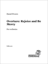 Overture: Rejoice and Be Merry Orchestra sheet music cover